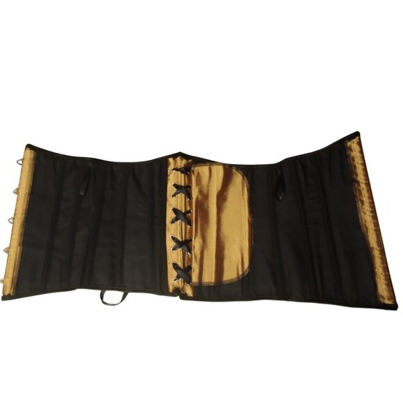 💜 Gold Sparkle Underbust Corset and Thong Set - Picture 8 of 10